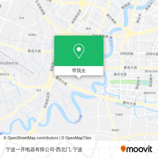 宁波一开电器有限公司-西北门地图