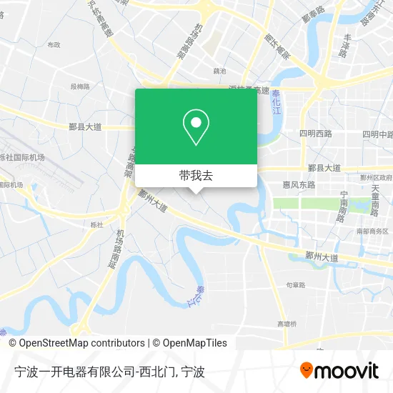 宁波一开电器有限公司-西北门地图