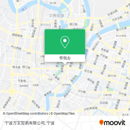 宁波万宝贸易有限公司地图