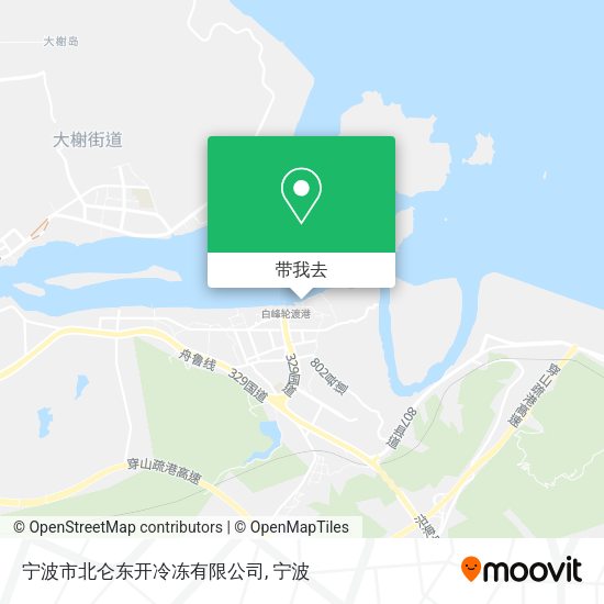 宁波市北仑东开冷冻有限公司地图