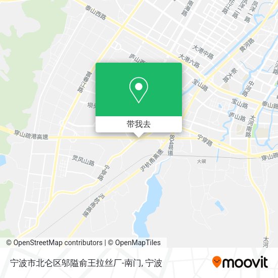 宁波市北仑区邬隘俞王拉丝厂-南门地图