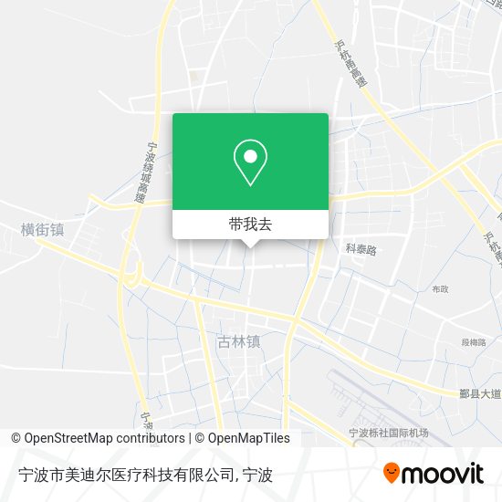 宁波市美迪尔医疗科技有限公司地图