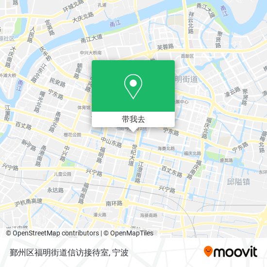 鄞州区福明街道信访接待室地图