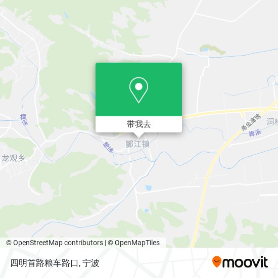 四明首路粮车路口地图