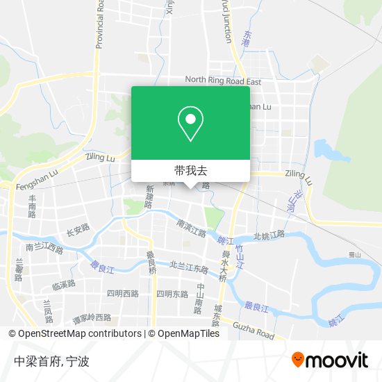 中梁首府地图