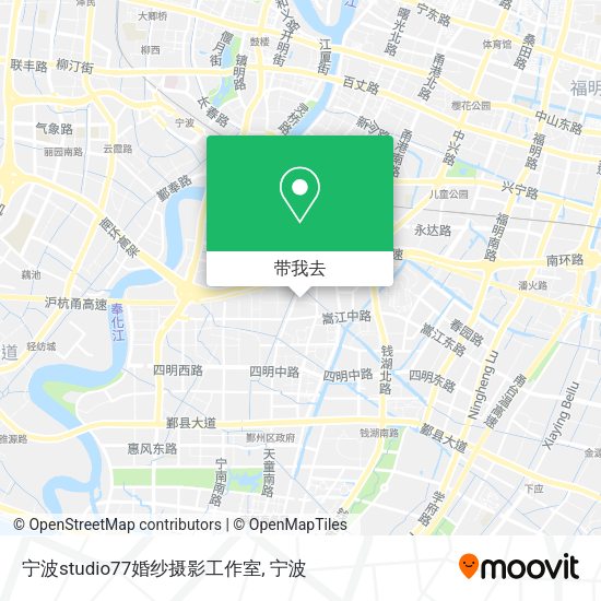 宁波studio77婚纱摄影工作室地图