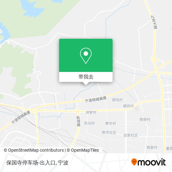 保国寺停车场-出入口地图
