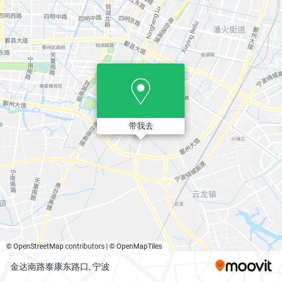 金达南路泰康东路口地图