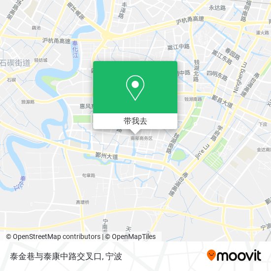 泰金巷与泰康中路交叉口地图