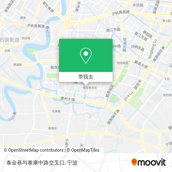 泰金巷与泰康中路交叉口地图