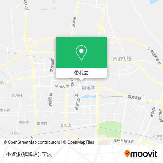 小资派(镇海店)地图