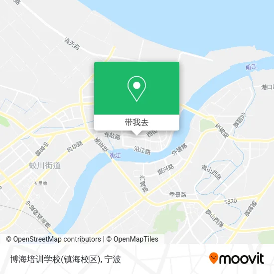 博海培训学校(镇海校区)地图