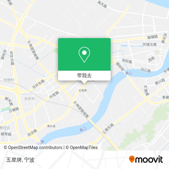 五星牌地图