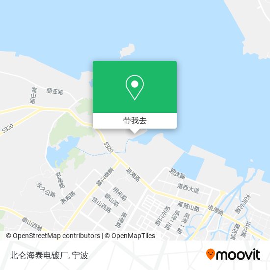 北仑海泰电镀厂地图