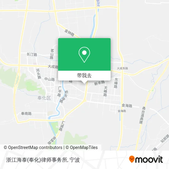 浙江海泰(奉化)律师事务所地图