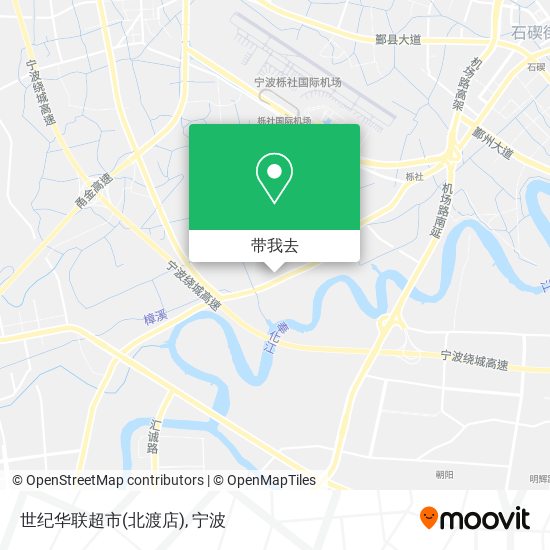 世纪华联超市(北渡店)地图