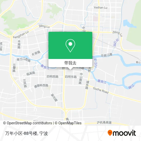 万年小区-88号楼地图