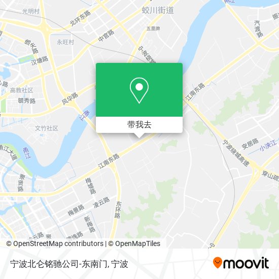 宁波北仑铭驰公司-东南门地图