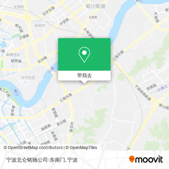 宁波北仑铭驰公司-东南门地图
