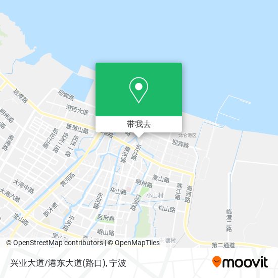 兴业大道/港东大道(路口)地图