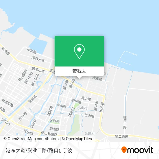 港东大道/兴业二路(路口)地图