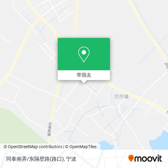 同泰南弄/东隔壁路(路口)地图