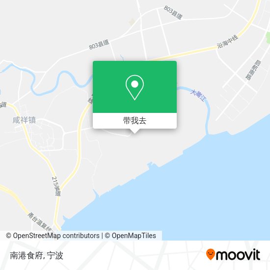南港食府地图