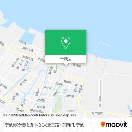 宁波港冷链物流中心(兴业三路)-东南门地图
