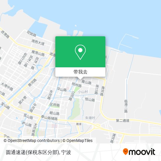 圆通速递(保税东区分部)地图