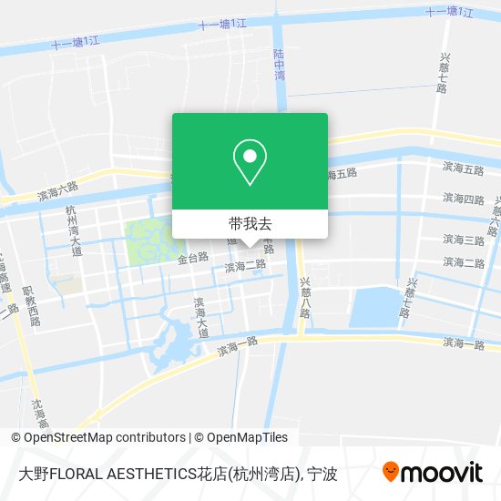 大野FLORAL AESTHETICS花店(杭州湾店)地图