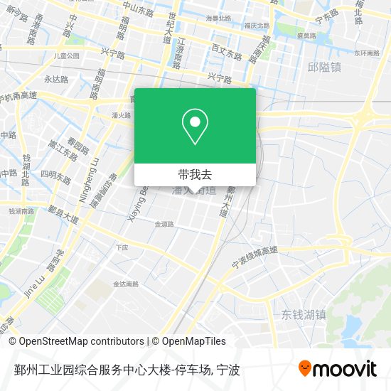 鄞州工业园综合服务中心大楼-停车场地图