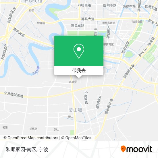 和顺家园-南区地图