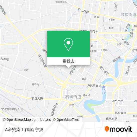 A帝烫染工作室地图