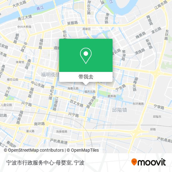 宁波市行政服务中心-母婴室地图