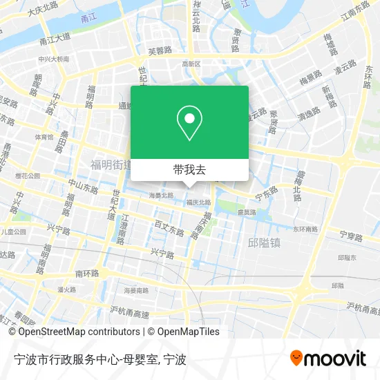 宁波市行政服务中心-母婴室地图