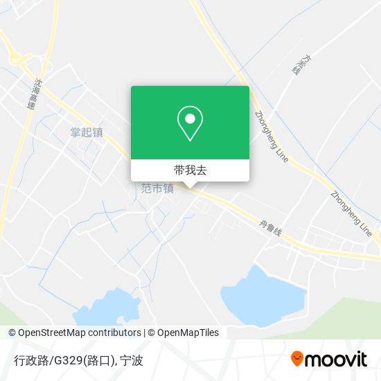 行政路/G329(路口)地图
