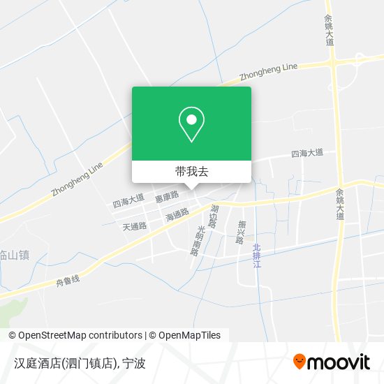 汉庭酒店(泗门镇店)地图