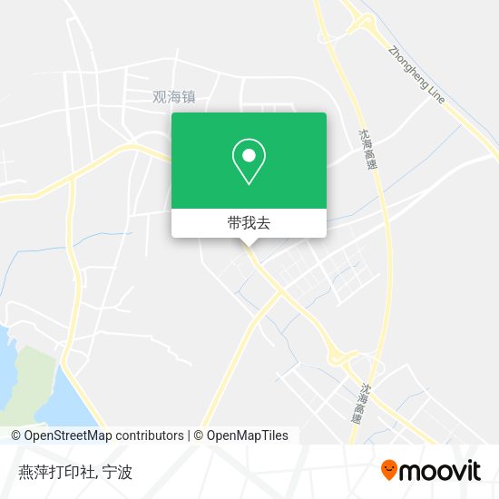 燕萍打印社地图