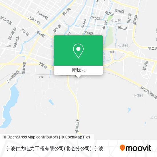 宁波仁力电力工程有限公司(北仑分公司)地图