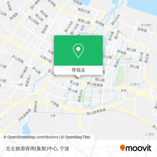 北仑旅游咨询(集散)中心地图