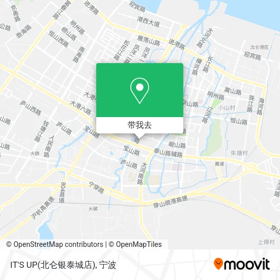 IT'S UP(北仑银泰城店)地图