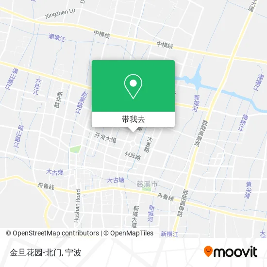 金旦花园-北门地图