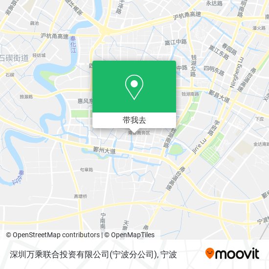 深圳万乘联合投资有限公司(宁波分公司)地图