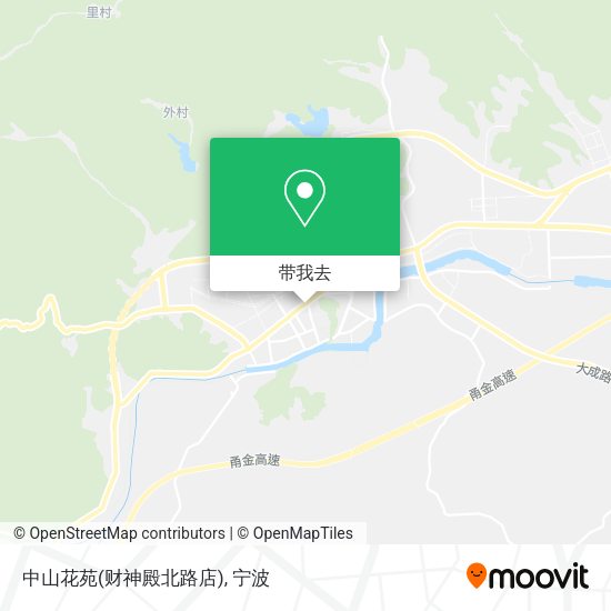 中山花苑(财神殿北路店)地图