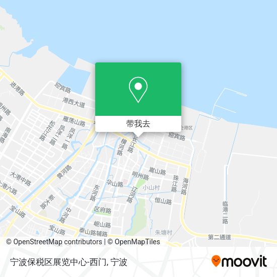 宁波保税区展览中心-西门地图