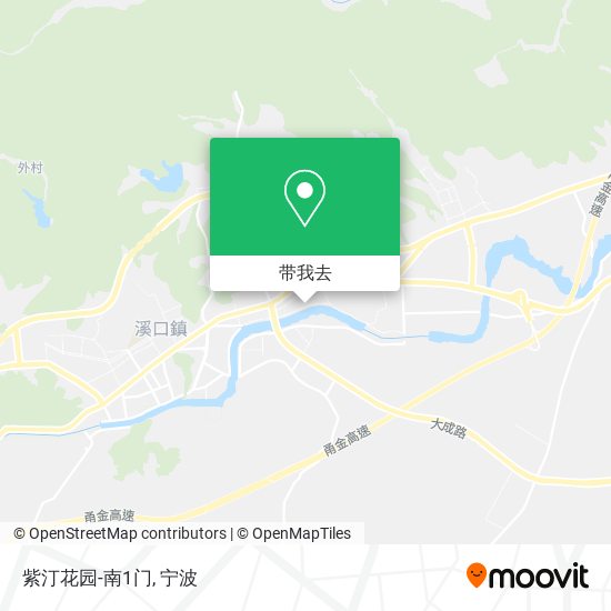 紫汀花园-南1门地图