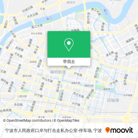 宁波市人民政府口岸与打击走私办公室-停车场地图