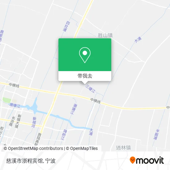 慈溪市浙程宾馆地图