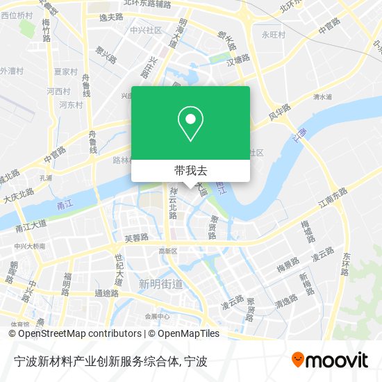 宁波新材料产业创新服务综合体地图