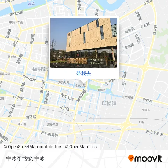 宁波图书馆地图